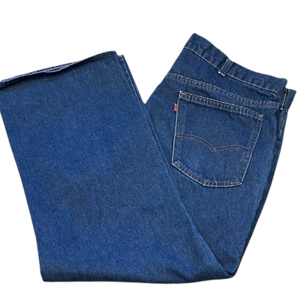 Levi's Jeans Men 36x24 Blue Good Vintage Orange Tab Skosh More Room Straight